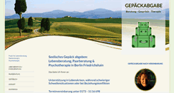 Desktop Screenshot of gepaeckabgabe.de